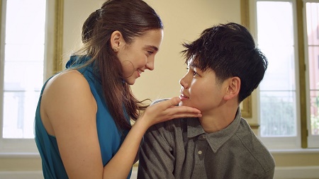 Kaycee Rice with her Dance Partner, Sean Lew